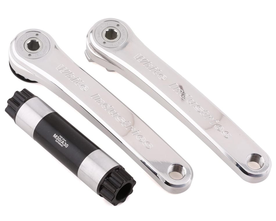 White Industries M30 Mountain Cranks (Silver) (30mm Spindle) (175mm) -  Performance Bicycle